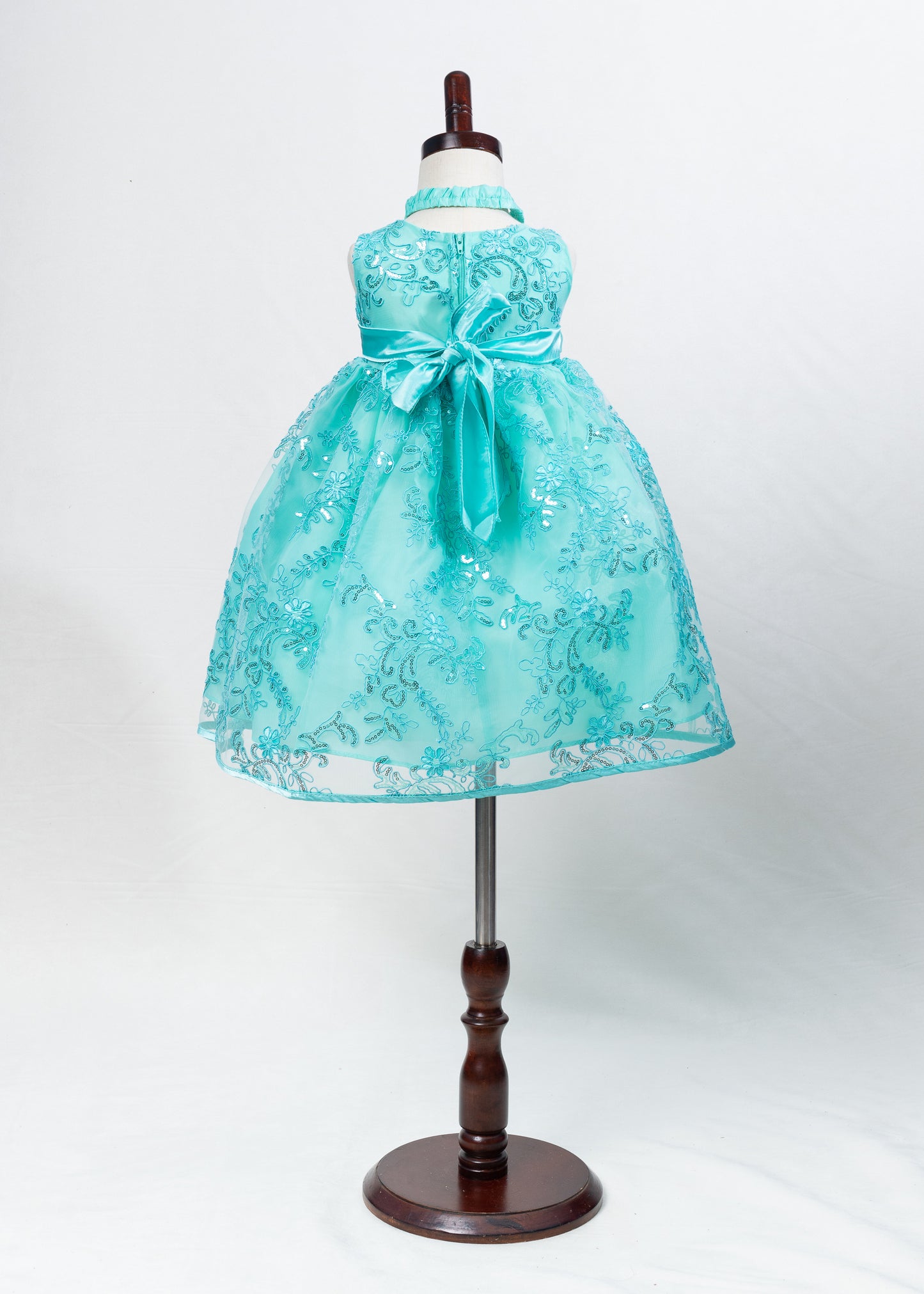 Girls Dress 18- Aqua Baby dress